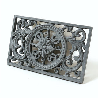 Scroll Work Frame Wall Plaque — Old Stone finish