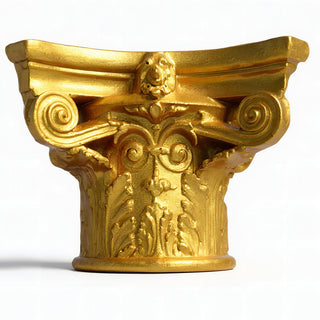 Italian Renaissance Architectural Accent — Deep Gold finish