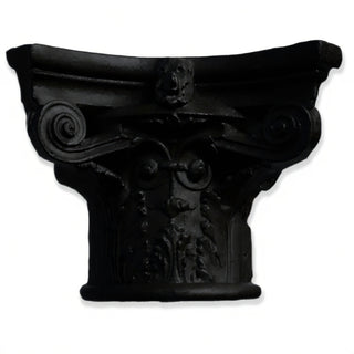 Italian Renaissance Architectural Accent — Flat Black finish
