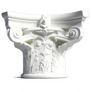 Italian Renaissance Architectural Accent — Flat White finish