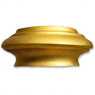 Baroque Capital Top Architectural Element — Deep Gold finish