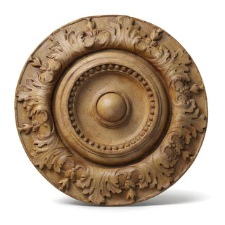 Americo Medallion Wall Plaque — Gothic Stone finish