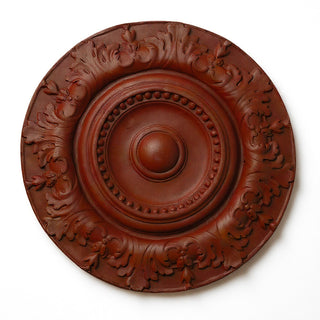 Americo Medallion Wall Plaque — Rust finish