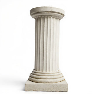 Common Column Pedestal - 39-inch — Antique White finish