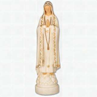 Our Lady Of Fatima Statue - 34-inch - Realistic Color - Hand-Painted