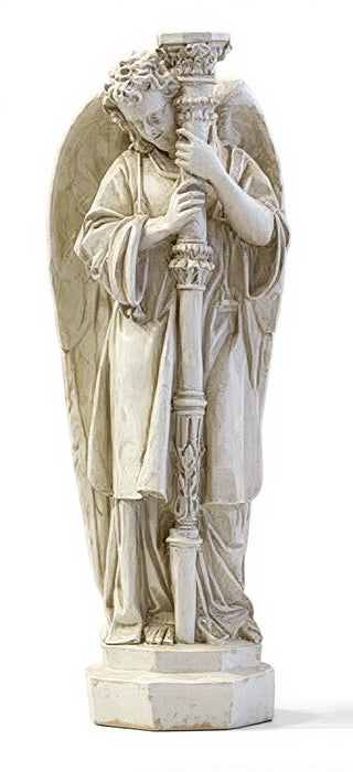 Majestic Angel Guard Statue - 27-inch