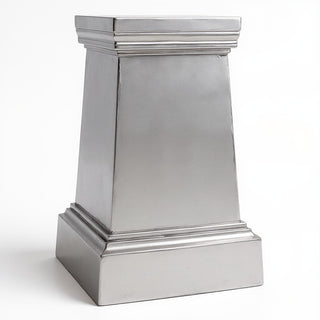 Plain Pedestal - 29.5-inch — Silver finish
