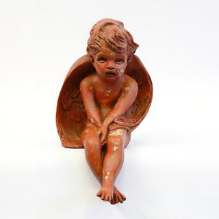 Meditation Cherub Statue - 15-inch — Metro finish