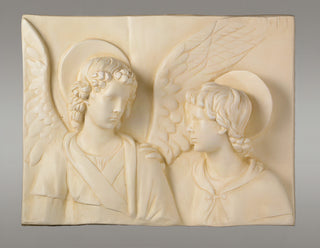 Tobias & The Angel Statue - 19-inch - Realistic Color - Hand-Painted