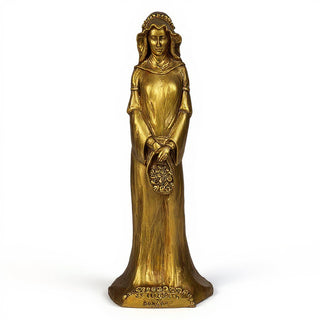 Saint Elizabeth of Hungary Statue - 25-inch — Antique Gold finish