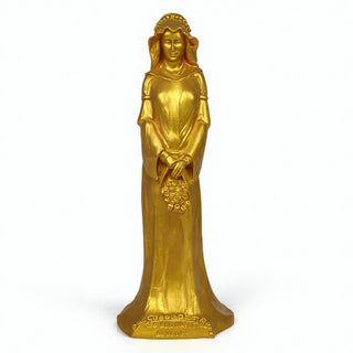 Saint Elizabeth of Hungary Statue - 25-inch — Deep Gold finish