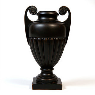 Curl Handle Urn Planter - 19.5-inch — Iron finish