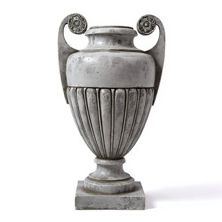 Curl Handle Urn Planter - 19.5-inch — Old Stone finish