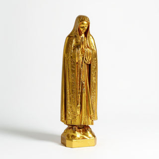 Our Lady of Fatima Statue - 36-inch — Deep Gold finish