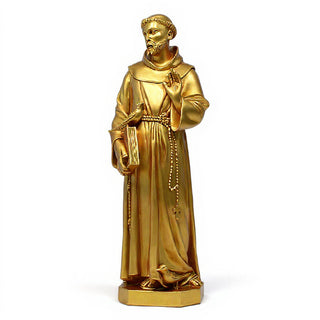 Saint Francis of Assisi Statue - 37-inch — Deep Gold finish