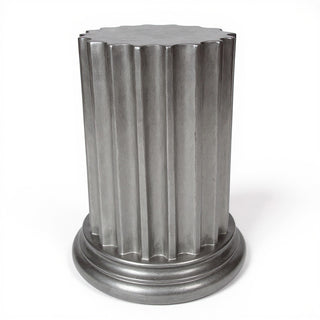 Epic Shaft Column Pedestal - 43-inch — Aged Silver finish