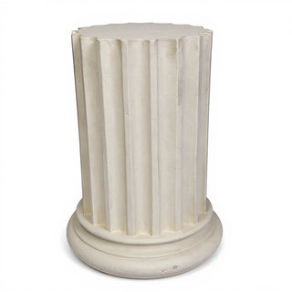 Epic Shaft Column Pedestal - 43-inch — Antique White finish