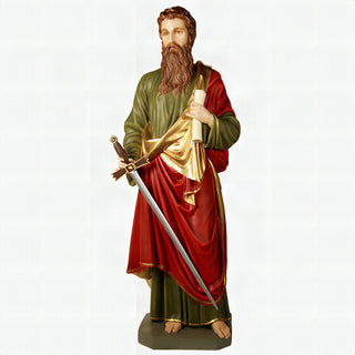 Saint Paul 62-inch Statue - 62-inch - Realistic Color - Hand-Painted