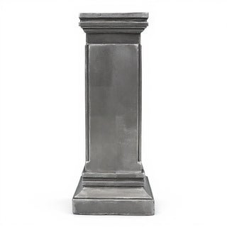 Rectangular Panel Pedestal - 39-inch — Aged Silver finish