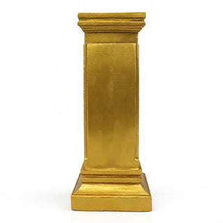 Rectangular Panel Pedestal - 39-inch — Deep Gold finish