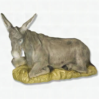 Donkey Statue - 19-inch - Realistic Color - Hand-Painted