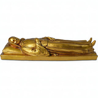 Saint Frances Xavier Cabrini in Repose Statue — Antique Gold finish