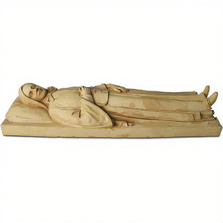 Saint Frances Xavier Cabrini in Repose Statue — Museum Terracotta finish