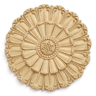 Tulip Medallion Wall Plaque — Dusted Sand finish