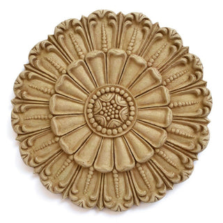 Tulip Medallion Wall Plaque — Gothic Stone finish