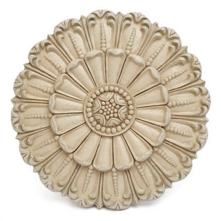 Tulip Medallion Wall Plaque — Museum Terracotta finish