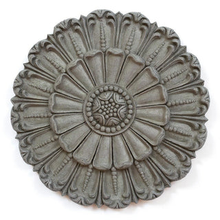 Tulip Medallion Wall Plaque — Old Stone finish