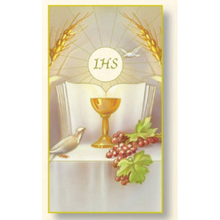 100-Pack - Chalice First Communion Card