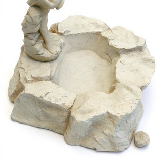 Rocky Pond - 9.5-inch — Antique White finish