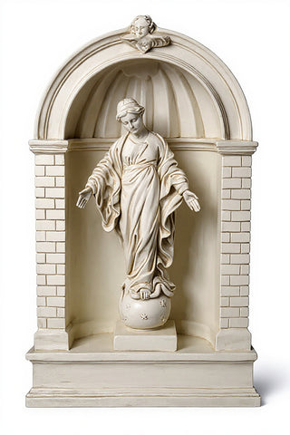 Med.Shrine For 24" Grotto Stat Statue - 38-inch