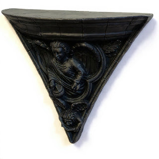 Gothic Angel Bracket — Dusted Black finish
