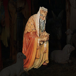 SAINT MELCHIOR WISEMAN FOR LIF Statue - 42-inch - Realistic Color - Hand-Painted