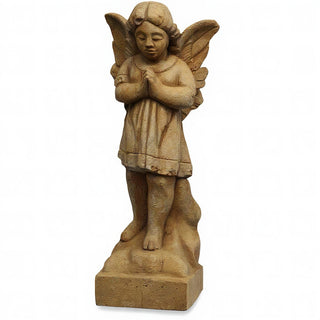 Praying Angel Statue - 19-inch — Gothic Stone finish