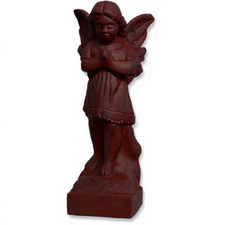 Praying Angel Statue - 19-inch — Rust finish