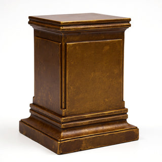 Rectangular Panel Pedestal - 30-inch — Bronze finish