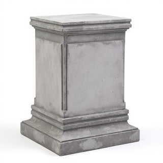 Rectangular Panel Pedestal - 30-inch — Limestone finish
