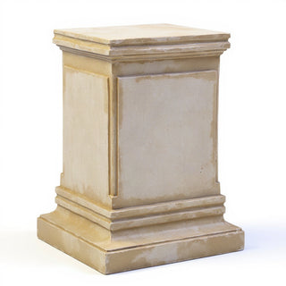 Rectangular Panel Pedestal - 30-inch — Museum Terracotta finish