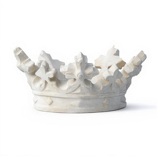 Crown of Madonna Candleholder — Antique White finish