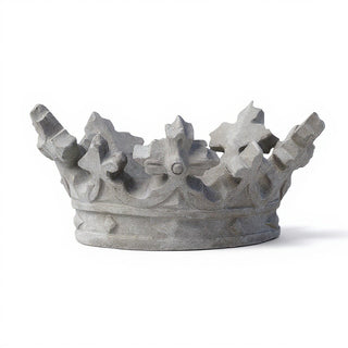 Crown of Madonna Candleholder — Limestone finish