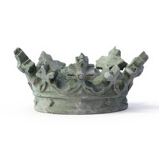 Crown of Madonna Candleholder — Mossy Green finish