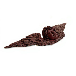 Angel Facade Wall Plaque — Rust finish