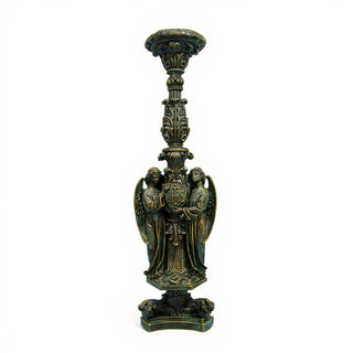 Stevens Giant Candlestick Candleholder - 60.5-inch — Green Bronze finish