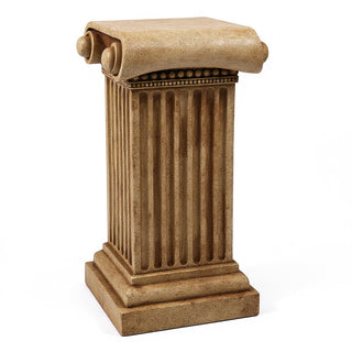 Doral Column Pedestal - 29-inch — Gothic Stone finish