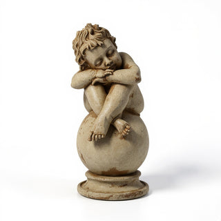 Napping Cherub Statue - 17-inch — Gothic Stone finish