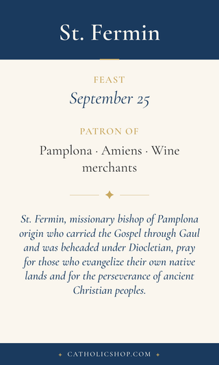 St. Fermin Holy Cards