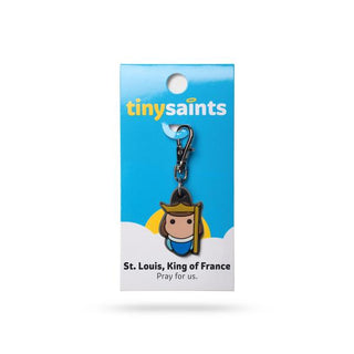St. Louis King of France Tiny Saint Charm